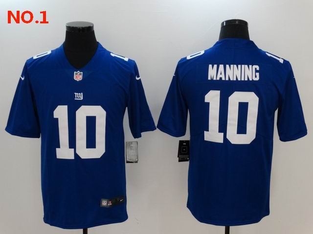 Men's New York Giants #10 Eli Manning Jerseys-4